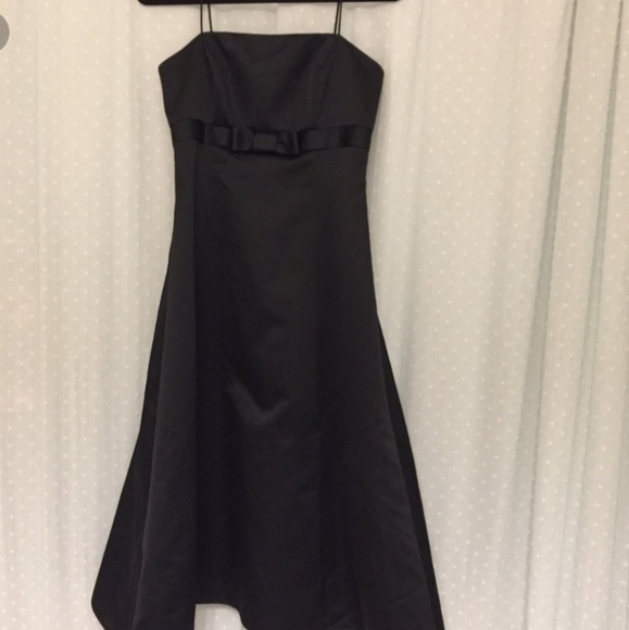 David's Bridal Dresses & Skirts - Audrey Hepburn style dress black satin